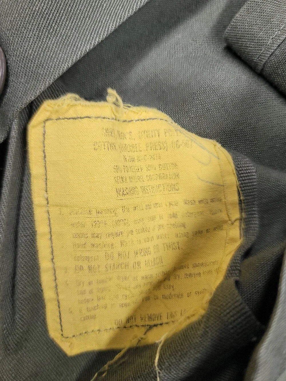 Vintage U.S. Army Utility Fatigue Vietnam Era 